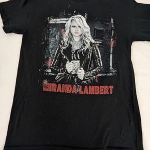 Miranda Lambert Beautiful Grvaphic Black Tee Small